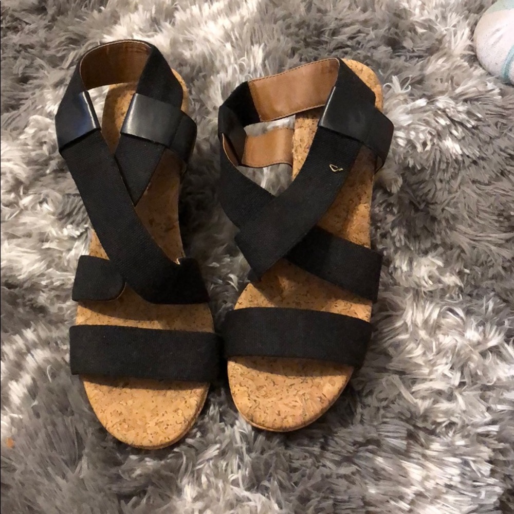 Lucky Brand cork heels